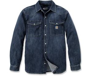 Carhartt Montana Relaxed Fit Denim Long-Sleeve Snap Front