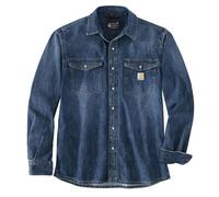 Carhartt Montana Relaxed Fit Midweight Denim L-S Snap Front Hemd Wyatt Größe: XL