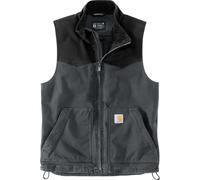 Carhartt Montana Rugged Flex Relaxed Fit Duck Weste, schwarz-grau, Größe M für Männer