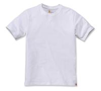 Carhartt Herren Relaxed Fit, schweres, kurzärmliges T-Shirt, Weiß, XS
