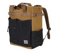 Carhartt Nylon Convertible Tote, Wasserabweisender Cinch-Top-Rucksack, Braun, Einheitsgröße