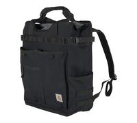 Carhartt Nylon Convertible Tote, Wasserabweisender Cinch-Top Rucksack, Schwarz, Einheitsgröße