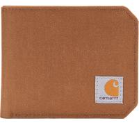 Carhartt Herren Bifold und Passcase Durable Billfold Wallets, erhältlich in Leder-und Canvas-Stilen Geldbörse, Nylonente Brown, Einheitsgröße