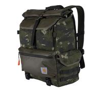 Carhartt Nylon Roll Top, Heavy-Duty Water Resistant Rucksack, Blind Fatigue Camo, One Size