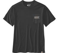 Carhartt Herren Pocket Script Graphic T-Shirt BLACK