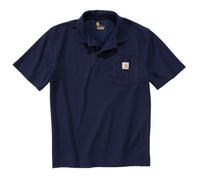 Carhartt Poloshirt Brusttasche S marineblau