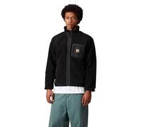 Carhartt Prentis Liner Jacke, schwarzes Fleece, atmungsaktiv, mit Brusttasche, Reißverschluss, Details aus Nylon-Taft, Unisex, Schwarz , Large