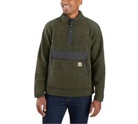 Carhartt Herren Relaxed Fit Fleece Pullover Fleecejacke, Basilikum Heather, S