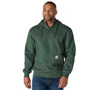 Carhartt Rain Defender Herren-Sweatshirt, lockere Passform, Schwerer Viertelreißverschluss, Forstgrün, Medium