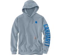 Carhartt Rain Defender Loose Fit Midweight C Graphic Hoodie, blau, Größe 2XL für Männer