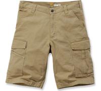 Carhartt Herren Rugged Flex® Relaxed Fit Cargo-Arbeitsshorts aus Canvas, Dunkles Khaki, W28