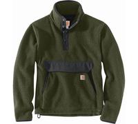 Carhartt Herren Relaxed Fit Fleece Pullover Fleecejacke, Basilikum Heather, S