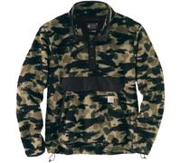 Carhartt Relaxed Fit Fleece Pullover, dunkles camouflage, Größe S