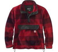 Carhartt Relaxed Fit Fleece Pullover, rot, Größe M für Männer