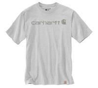 carhartt CORE LOGO T-SHIRT S/S | Heather-grey/Gray M