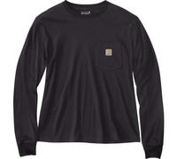 Carhartt Damen Langarmshirt Lightweight L/S Pocket, Farbe:Black, Größe:M