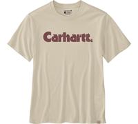 Carhartt Relaxed Fit Lightweight Short-sleeve Logo Graphic T-shirt oat milk (A16) S REG