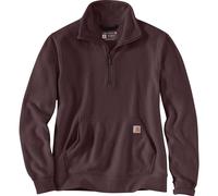 Carhartt MIDWEIGHT HALF ZIP SWEATSHIRT 105657 - Größe XS - Farbe blackberry heather