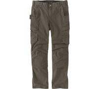 Carhartt Relaxed Fit Straight Steel Rugged Flex Ripstop Double-Front Cargo Hose, asphalt, Größe 30/30