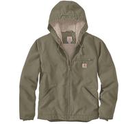 Carhartt Relaxed Fit Washed Duck Sherpa Lined Jacke, oliv, Größe S