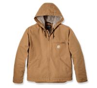 Carhartt - Washed Duck Sherpa Lined Jacket - Freizeitjacke, Gr. M, orange (CarharttBrown)