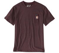 Carhartt Relaxed S/S Pocket Stripe T-Shirt 106145 - Größe XL - Farbe port stripe