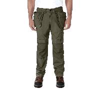Carhartt Relaxed Straight Steel Rugged Flex™ Ripstop Double-Front Cargo Trousers Men Moss W28/L30