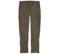 Carhartt Relaxed Tapered Carhartt Force Ripstop Cargohose, dunkles oliv, Größe 34/32
