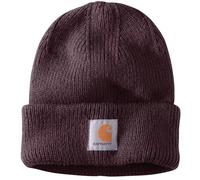 Carhartt Rib Knit Acrylic Damen Mütze, dunkelrot