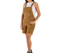 Carhartt Robuste Flex-Shorts für Damen, lockere Passform, aus Segeltuch, Braun (Carhartt Brown), X-Groß