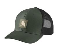 Carhartt Robuste Flex-Twill-Mesh-Rückseite für Herren mit Logo, Forstgrün, Einheitsgröße