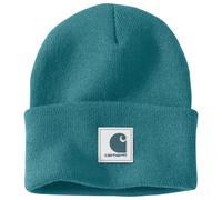 Carhartt - Rubber Patch Watch Cap Beanie - Mütze, Gr. One Size, türkis (HarborTeal)