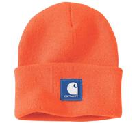 Carhartt Rubber Patch Watch Cap Beanie Brite Orange One Size