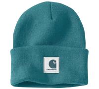 Carhartt Beanie Watch Cap 106920 – Rippstrick mit Gummilabel – Harbor Teal