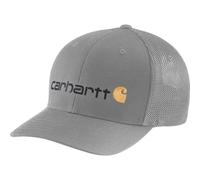 Carhartt Herren Rugged Flex Fitted Canvas Mesh-Back Logo Graphic Cap Baseballkappe, Asphalt, S/M
