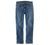 Carhartt Rugged Flex Relaxed Fit Low Rise 5-Pocket Tapered Jean, Blau (Arcadia), 30W / 30L