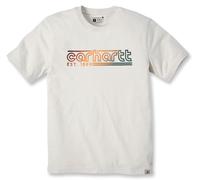 Carhartt Men's S/S Logo Graphic T-Shirt Oat Milk M
