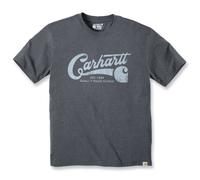 Carhartt S/S Script Graphic T-Shirt 106531 - Größe XXL - Farbe carbon heather