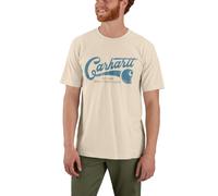Carhartt T-Shirt SCRIPT LOGO SHORT-SLEEVE 106531 Oat Milk 2XL