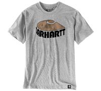 Carhartt S/Sleeve Camo C Graphic T-Shirt 106155 - Größe XXL - Farbe heather grey