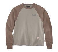 Carhartt Sawyer Crewneck Damen Sweatshirt, grau/braun, Größe XS