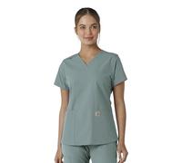 Carhartt Scrubs Damen Force Essentials Modern Fit V-Ausschnitt Top C12313, Sommerblau, 3X-Groß