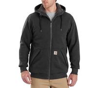 Carhartt Mens Sherpa-Lined Midweight Full-Zip Sweatshirt, Carbon Heather, XL