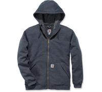 Carhartt Mens Sherpa-Lined Midweight Full-Zip Sweatshirt, Carbon Heather, XXL