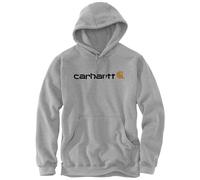 Carhartt Signature Logo Hoodie Mens Heather Grey XL