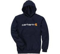 Carhartt Signature Logo Midweight Hoodie, dunkelblau, Größe L