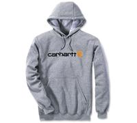 Carhartt Signature Logo Midweight Hoodie, hellgrau, Größe XS