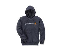 Carhartt Sweatshirt Signature Logo – weites, mittelschweres, Anthrazit meliert – Herren S