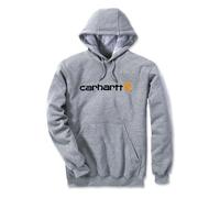 Carhartt, Herren, Weites, mittelschweres Sweatshirt mit Logo-Grafik, Grau meliert, XS