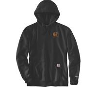 Carhartt Signature Logo Hoodie Relaxed Fit, schwarz, Größe M für Männer